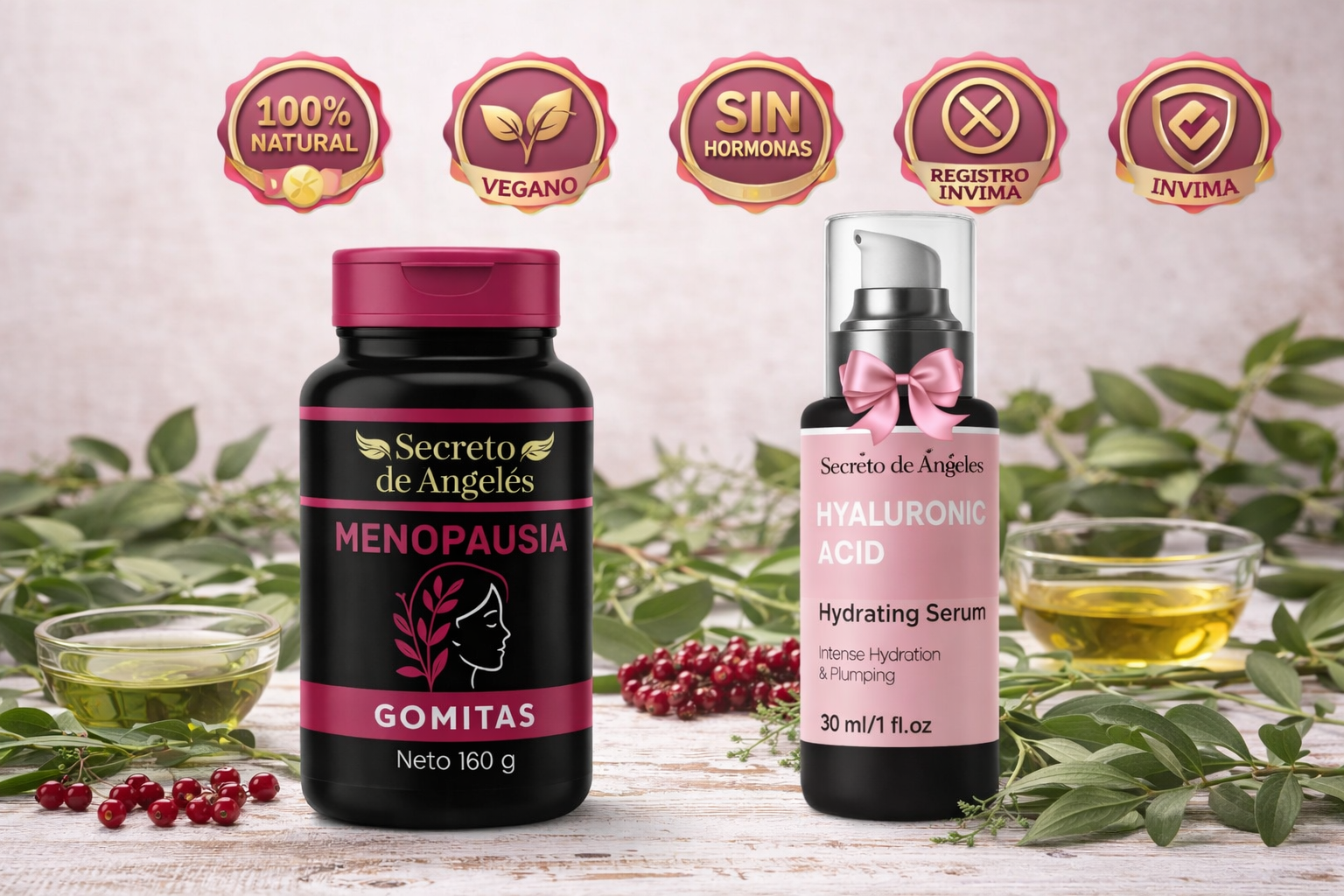 Maxi plus Menopausia + Sérum Facial Gratis Equilibrio Hormonal y Bienestar Femenino