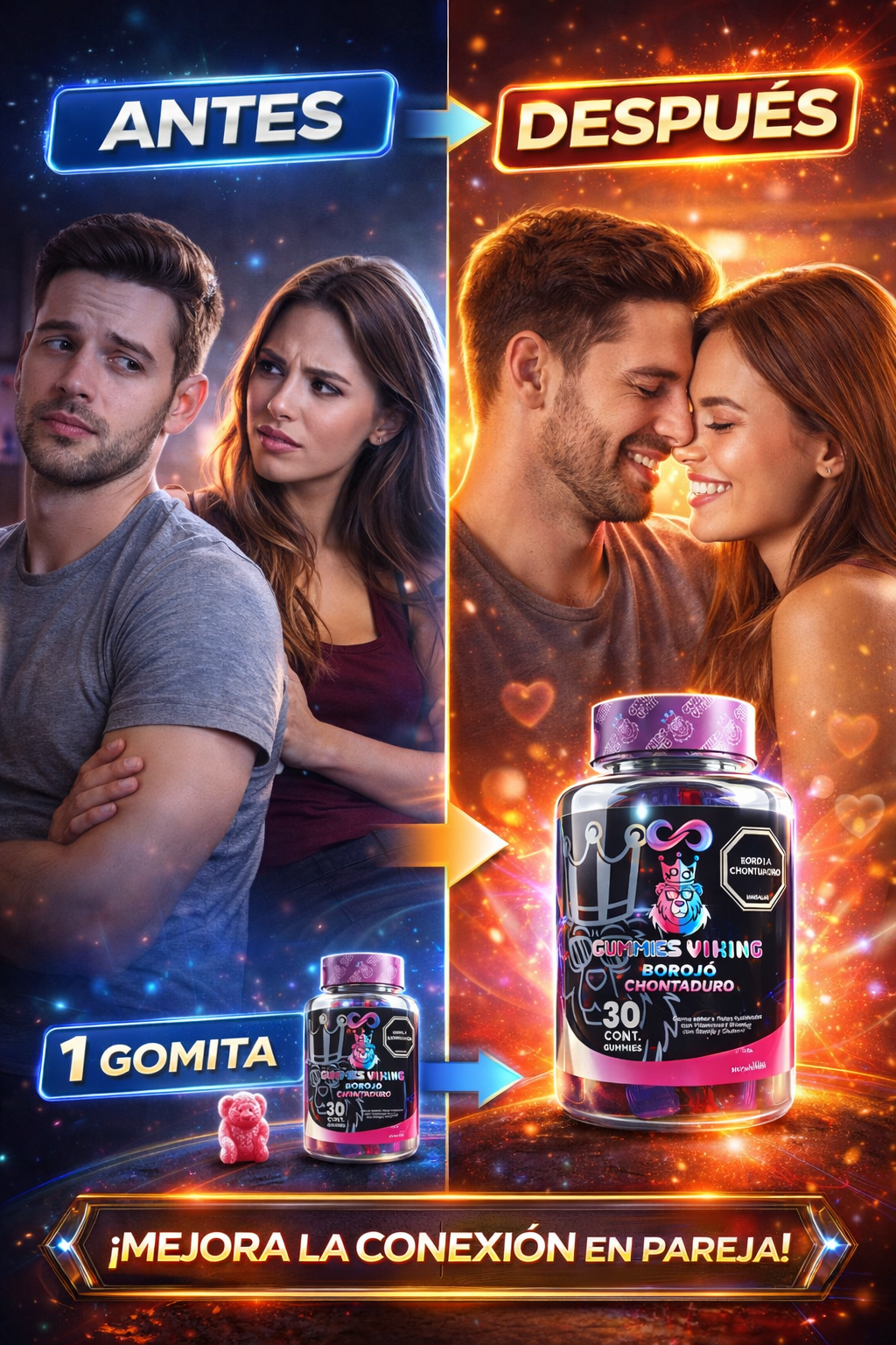 🦁 Gummies Vi King – Energía, Vitalidad y Deseo Natural en Cada Gomita